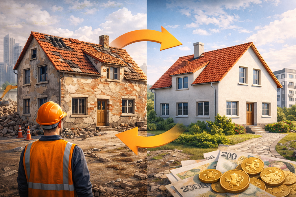 Rekonstrukce místo novostavby: proč se staré domy vyplatí | Radek Procyk