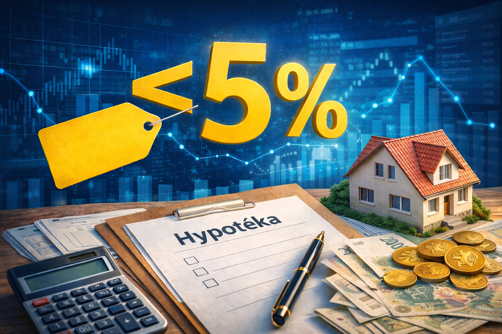 Hypoteční sazby v lednu zůstávají pod 5 % | Radek Procyk